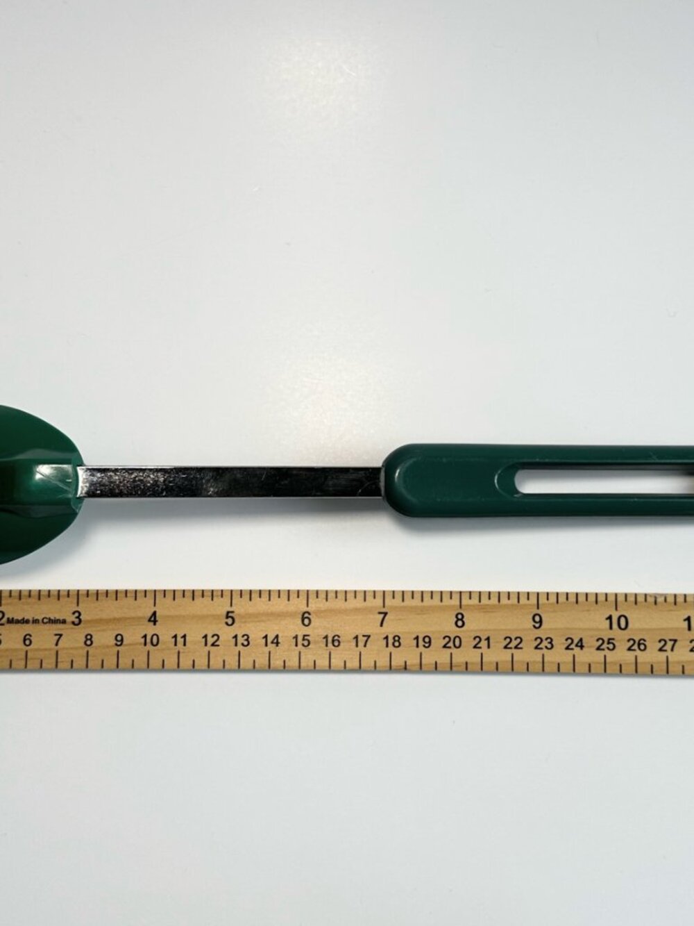 Bonny Vintage Solid Serving 2pk Spoons Nylon Green Plastic Handle USA Utensils - Picture 4 of 9